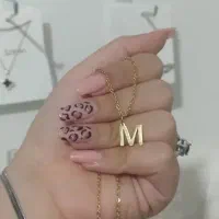 گردنبند حروف اسم خارجی کادوی اقتصادی