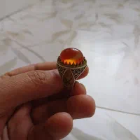 انگشتر عقیق بسیار زیبا