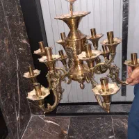 لوستر برنز طرح گل نو