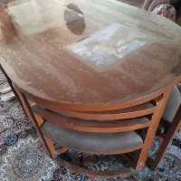میز ناهار خوری ۶ نفره کم جا|میز و صندلی غذاخوری|کوهسار (البرز), |دیوار