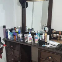 تخت خواب دونفره با تشک و دراور ۸کشو و دوعدد پاتختی|تخت و سرویس خواب|تهران, بلوار کشاورز|دیوار
