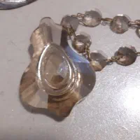 ۳۰۰ عدد آویز کریستالی شامپاینی و ۵۰ متر ریسه