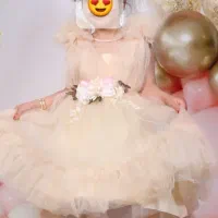 لباس عروس باکفش عروسکی