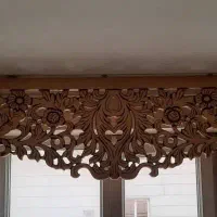 کتیبه چوبی|پرده، رانر، رومیزی|تهران, تهران‌نو|دیوار