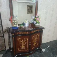 اینه کنسول چوبی و بوفه چوبی