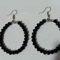 گوشواره حلقه ایی کریستال