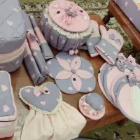 دوخت سرویس اشپزخانه با کیفیت ودوخت روتشکی وروبالشی|سفره، حوله، دستمال آشپزخانه|تاکستان, |دیوار