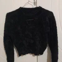 بافت مشکی .کراپ|لباس|محمدشهر, محمدشهر|دیوار