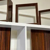 ۶کتابخانه دوطرفه به همراه ۵ استند تزئینی|کتابخانه، شلف، قفسه‌های دیواری|تهران, فلسطین (میدان انقلاب)|دیوار