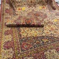 فرش دستباف تمام ابریشم جفت ۹متری