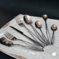 سرویس قاشق و چنگال ۲۴ نفره ۱۲۰ پارچه