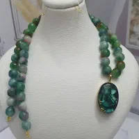 گردنبند سنگ طبیـعی با انرژی مثبت و جلوه لوکس|بدلیجات|اصفهان, حسینآباد|دیوار