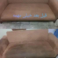 مبل شویی پاکیزهموکت پشتی تخت خواب با همه فرق دار|خدمات نظافت|قم, انسجام|دیوار