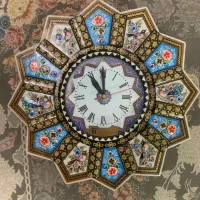 ساعت دیواری مینا کاری شده
