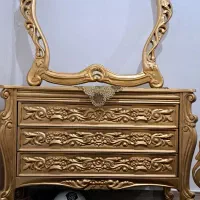 تختخواب دونفره طلایی رنگ|تخت و سرویس خواب|مسجد سلیمان, |دیوار