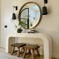 صندلی تابوره/ترولی قفلدار/آینهکنسول/صندلی/بخور|آرایشگاه و سالنهای زیبایی|سنندج, |دیوار