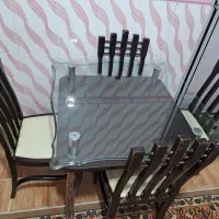 میز نهار خوری ۴نفره سالم|میز و صندلی غذاخوری|خرم‌آباد, |دیوار