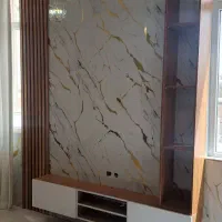 تی وی وال دکور ماربل شیت ترمووال کناف دیوارپوش pvc|خدمات پیشه و مهارت|کرمانشاه, |دیوار