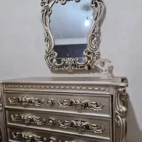 سرویس دو نفره چوبی تخت