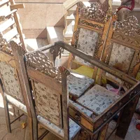 تخت خواب و میز ناهار خوری فرفوروژه|تخت و سرویس خواب|سبزوار, رضوی|دیوار