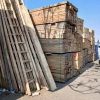 فرآورده های چوبی تخته بنایی ۵ بشکه نردبان چوبی ۱۱