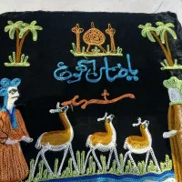 تابلو مخمل یا ضامن آهو بدون قاب|تابلو، نقاشی، عکس|تبریز, |دیوار