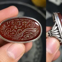 انگشتر خطی کهنه