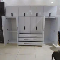کمددیواری با سه کشو بزرگ/کمد دیواری دستگیره چوبی|جاکفشی، کمد، دراور|شهریار, شهریار|دیوار