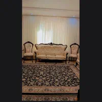 مبل چوب گردو ۹ نفره تمیز و سالم