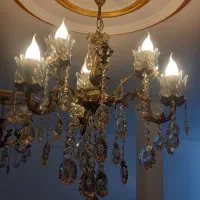 لوستر۳شاخه برنز