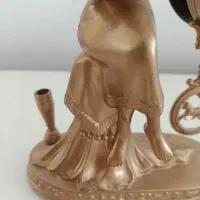 ساعت با دختر در حال مطالعه|ساعت دیواری و تزئینی|مهاباد (آذربایجان غربی), |دیوار