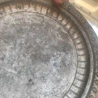 سینی ودوکاسه کنده کاری شده مسی