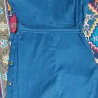 مانتو آبی طرح لی فروش فوری|لباس|پیر بکران, |دیوار