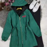 کاپشن پاییزه لگ خارجی مانتو گلدوزی شده حراج|لباس|خمینی‌شهر, |دیوار