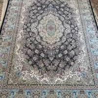 فرش12متری و6 متری1200شانه تافته  سرمه ای