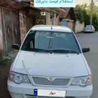 پراید ۱۱۱ سفید مدل ۹۸ دور رنگ