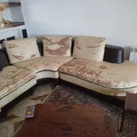 فروش مبل ۷نفره با شزلون|مبلمان خانگی و میز عسلی|بم, |دیوار