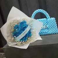 کیف مروارید بافی کیف