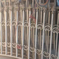 نرده رودیواری در. پنجره آهن نی نرده  پنجره