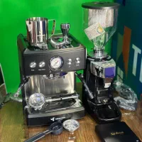 اسپرسو ساز نیمه صنعتی مباشی و آسیاب لواک