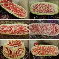 تزیین هندوانه ومیوه آرایی|خدمات پذیرایی، مراسم|اردبیل, |دیوار