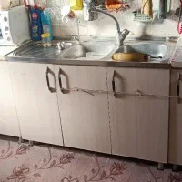 فروش کابینت+هود لمسی+سینک ۱۲۰ سانت