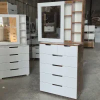 آینه ریلی با دراور و کمد