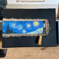 تابلو دکوراتیو شب پرستاره