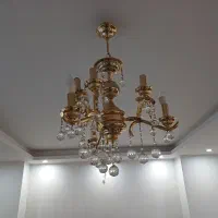 ۲ عدد لوستر ۹ شاخه برنز