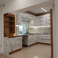 کابینت آشپزخانه و دکوراسیون داخلی و نورپردازی