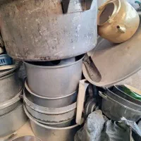 نیکل مس برنج سماور قابلمه شیرآلات چراغ|کلکسیون اشیاء عتیقه|بیرجند, |دیوار