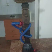 قلیون تنه چوبی دوسیب|کلکسیون و سرگرمی|میانه, |دیوار