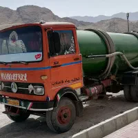 لوله بازکنی با فنر برقی کازرون. تخلیه چاه فاضلاب