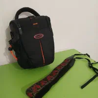 کیف وگردنی دوربین کانن|دوربین عکاسی و فیلم‌برداری|پیرانشهر, |دیوار